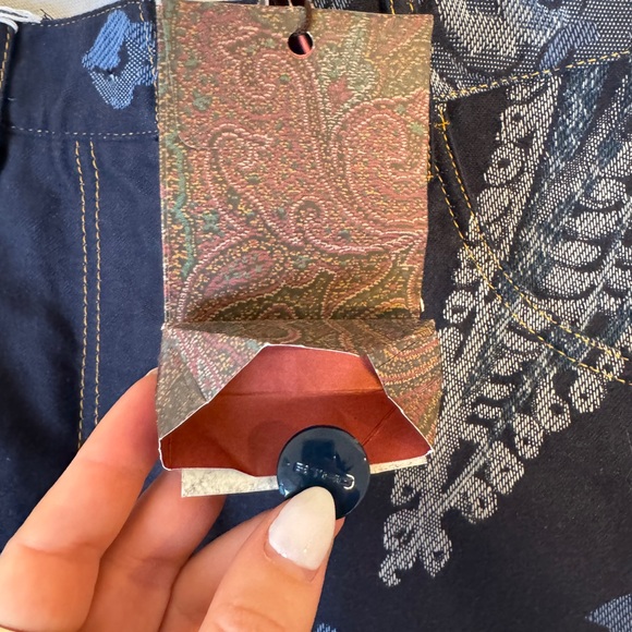 Etro jacquard denim pants - Picture 12 of 14